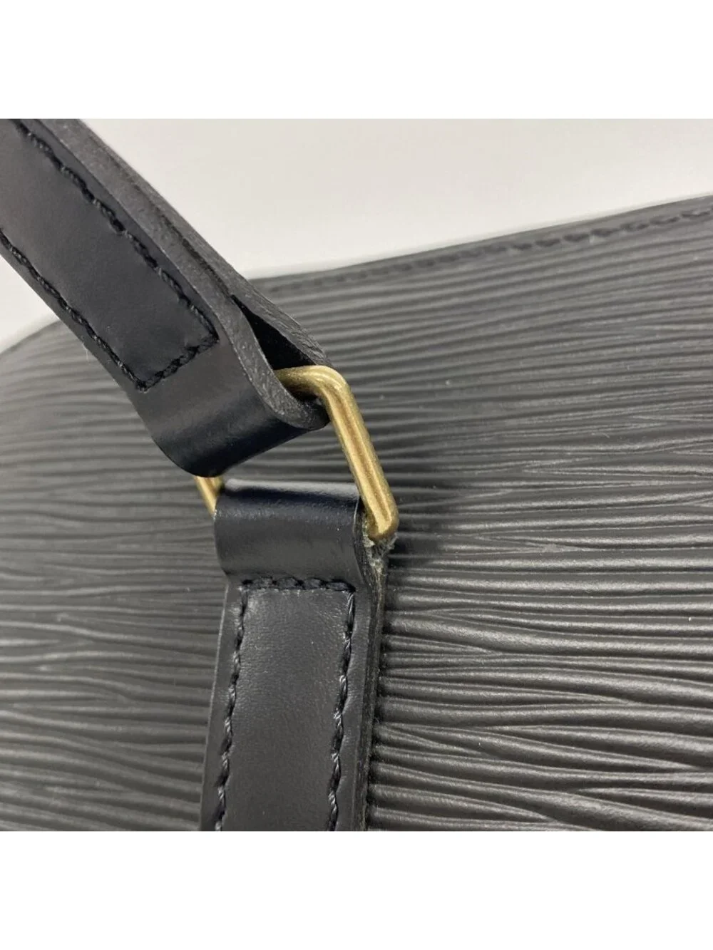 Louis Vuitton Epi Souflo Noir Handbag